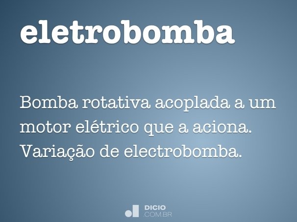 eletrobomba
