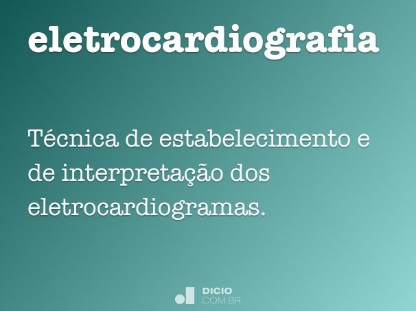 eletrocardiografia