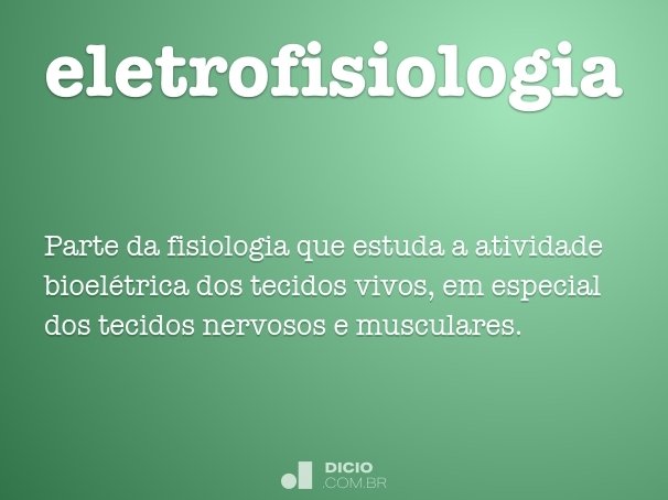 eletrofisiologia