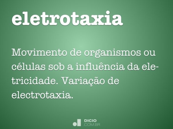 eletrotaxia