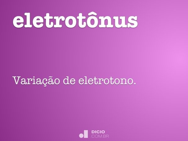 eletrotônus