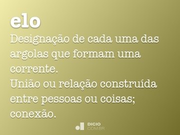 Elo - Dicio, Dicionário Online de Português