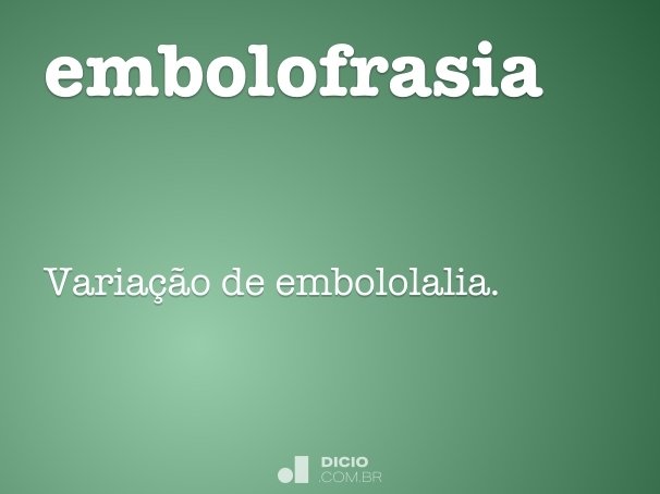 embolofrasia