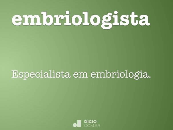 embriologista