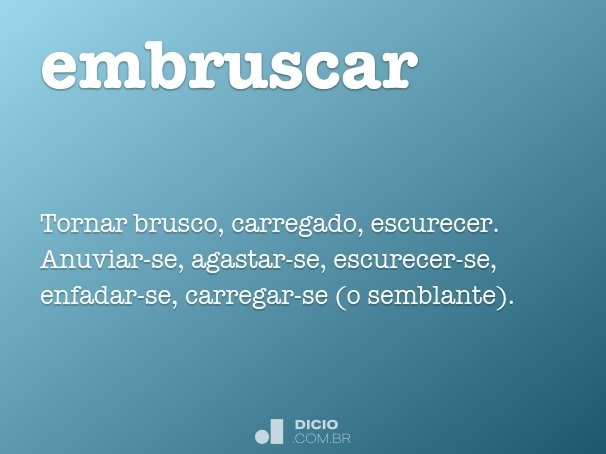 embruscar