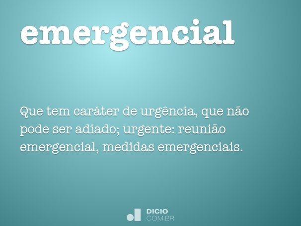 emergencial