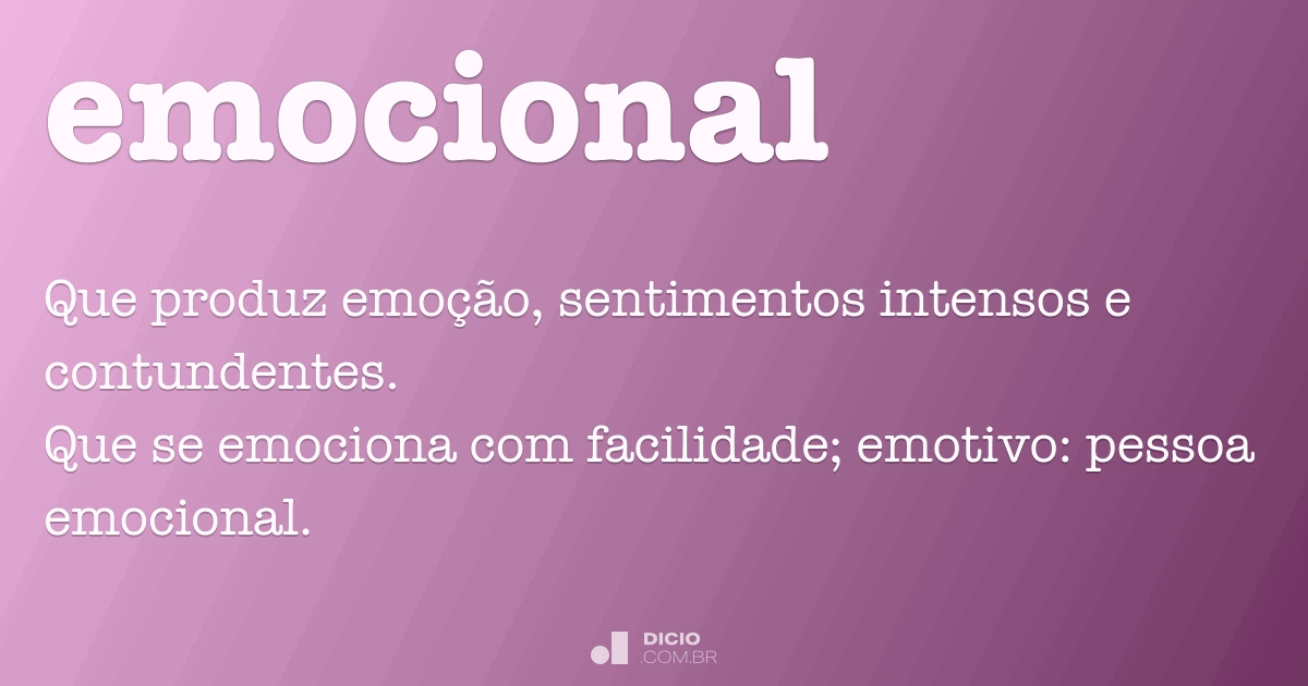 Emocional Dicio, Dicionário Online de Português