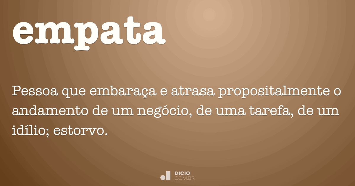 Empata - Dicio, Dicionário Online de Português