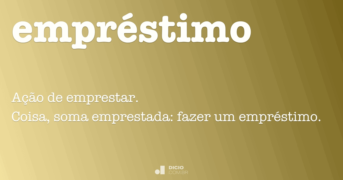 Significado de Préstimos