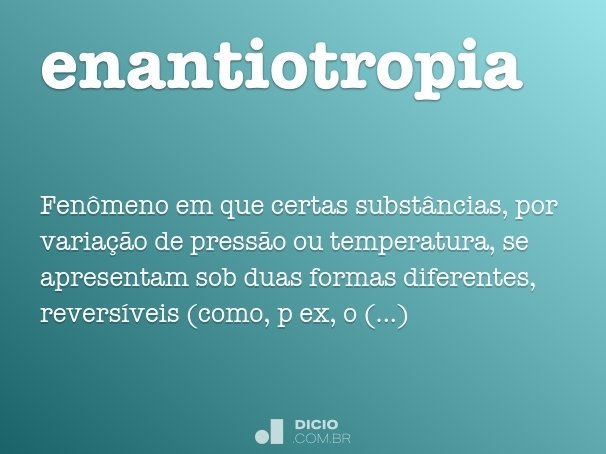 enantiotropia