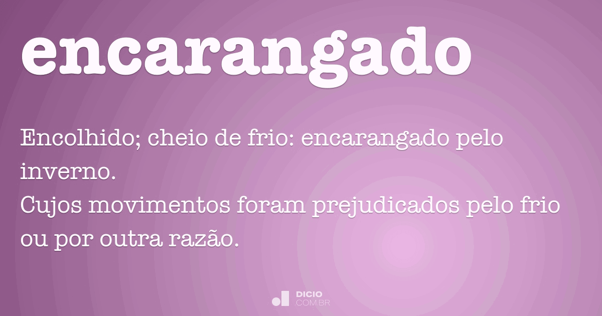 Encarregado - Dicio, Dicionário Online de Português