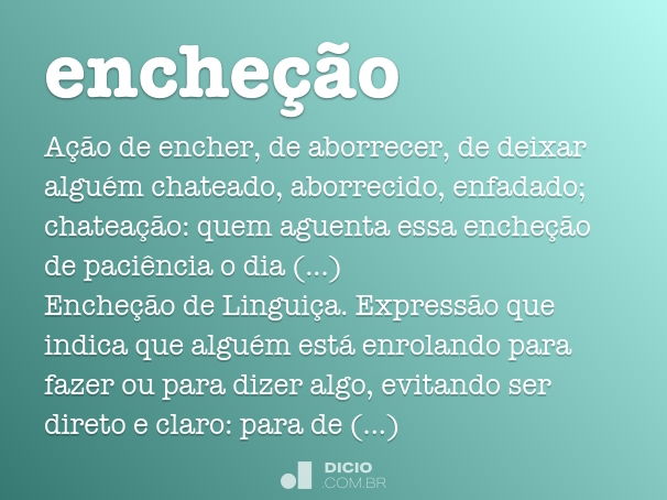 encheção