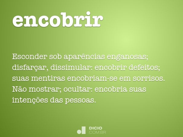 encobrir