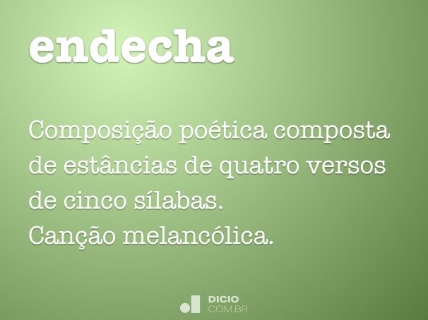 endecha