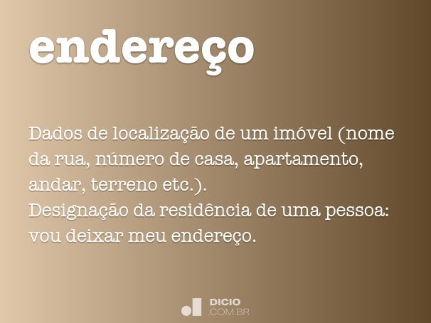 endereço