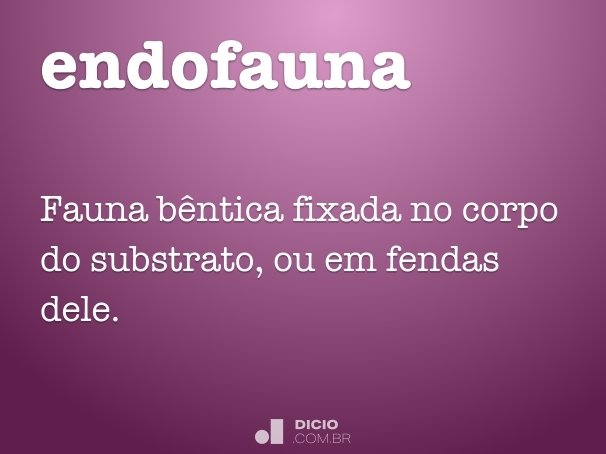 endofauna