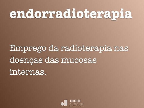 endorradioterapia