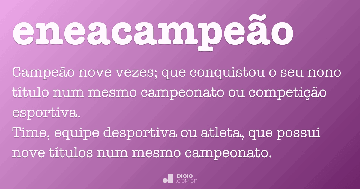 Como é chamado 9 vezes campeão?