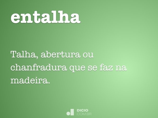 entalha