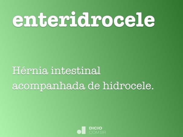 enteridrocele