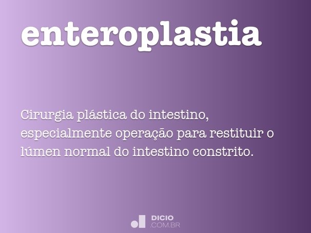 enteroplastia