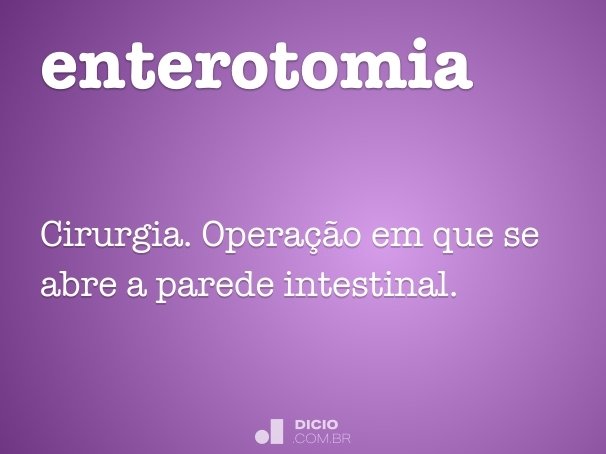 enterotomia