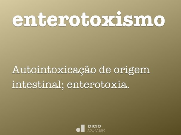 enterotoxismo