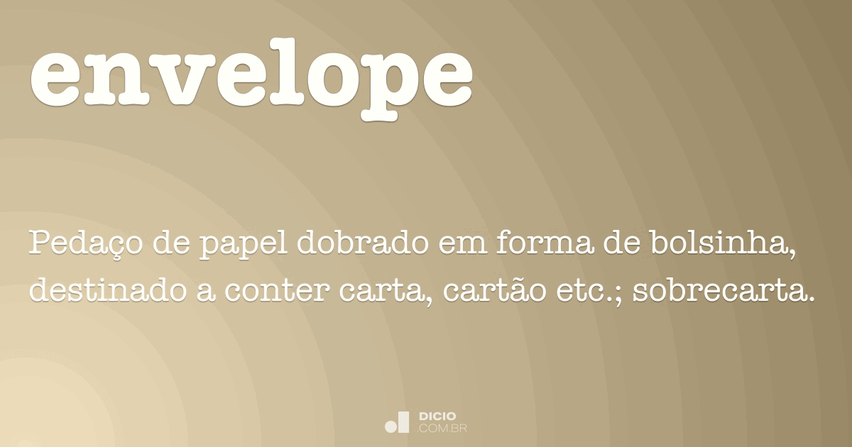 Envelope Dicio, Dicionário Online de Português