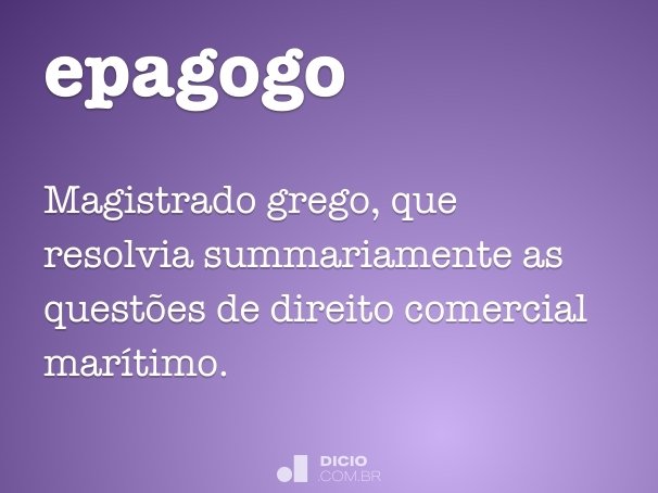 epagogo