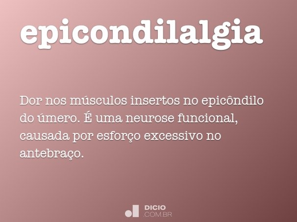 epicondilalgia