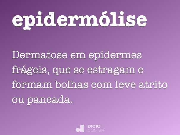 epidermólise