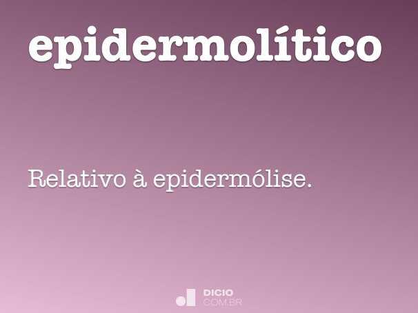 epidermolítico
