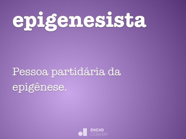epigenesista
