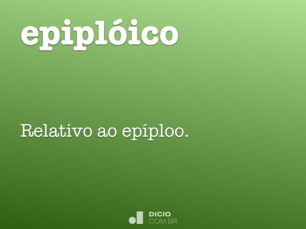 epiplóico