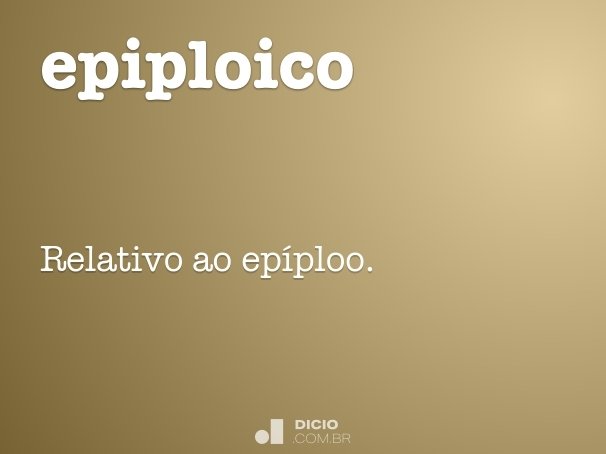 epiploico