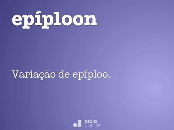 epíploon