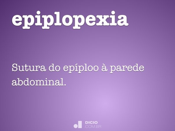 epiplopexia
