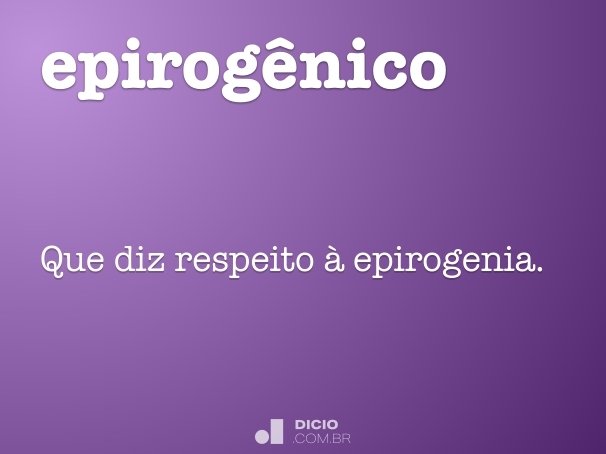 epirogênico