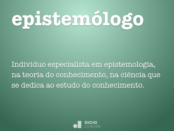 epistemólogo