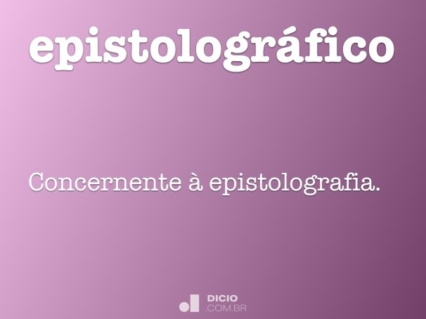 epistolográfico