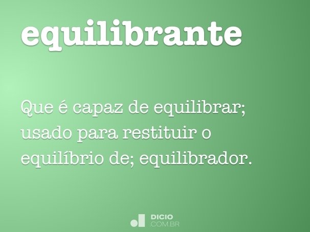 equilibrante