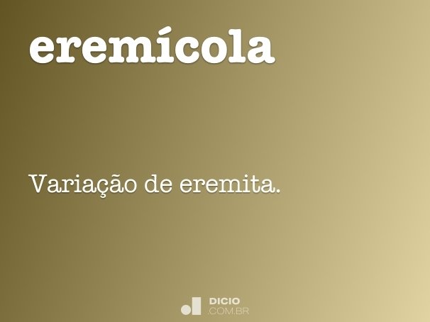eremícola