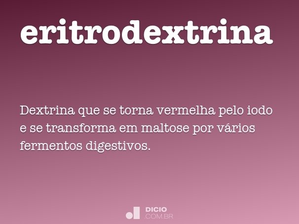 eritrodextrina