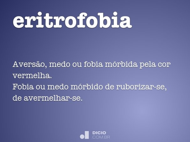 eritrofobia
