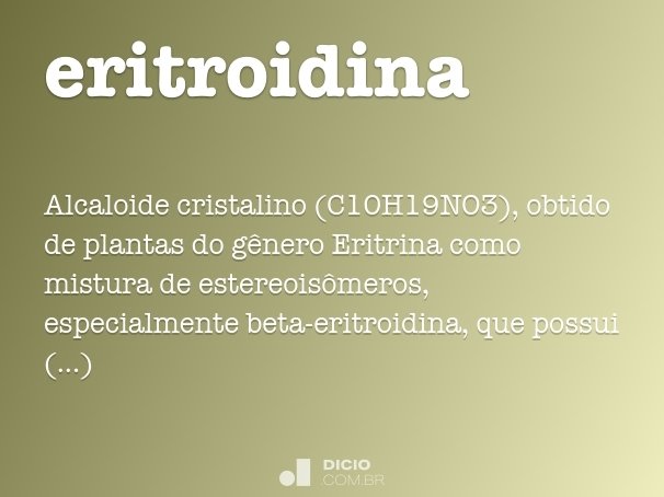 eritroidina