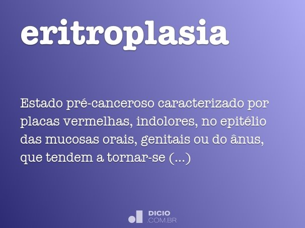 eritroplasia