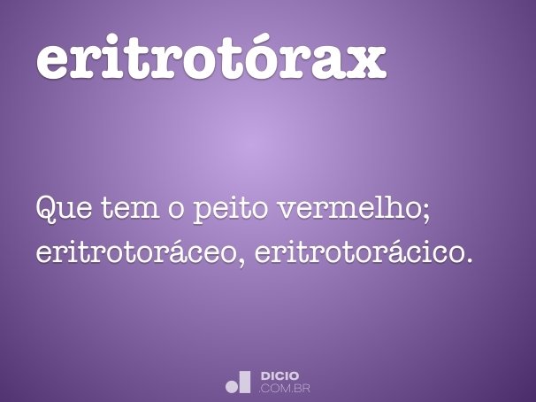 eritrotórax