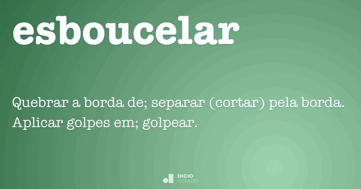 Boucelo - Dicio, Dicionário Online de Português