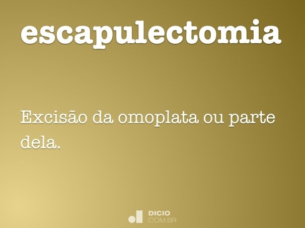 escapulectomia