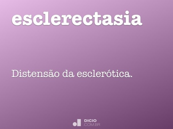 esclerectasia